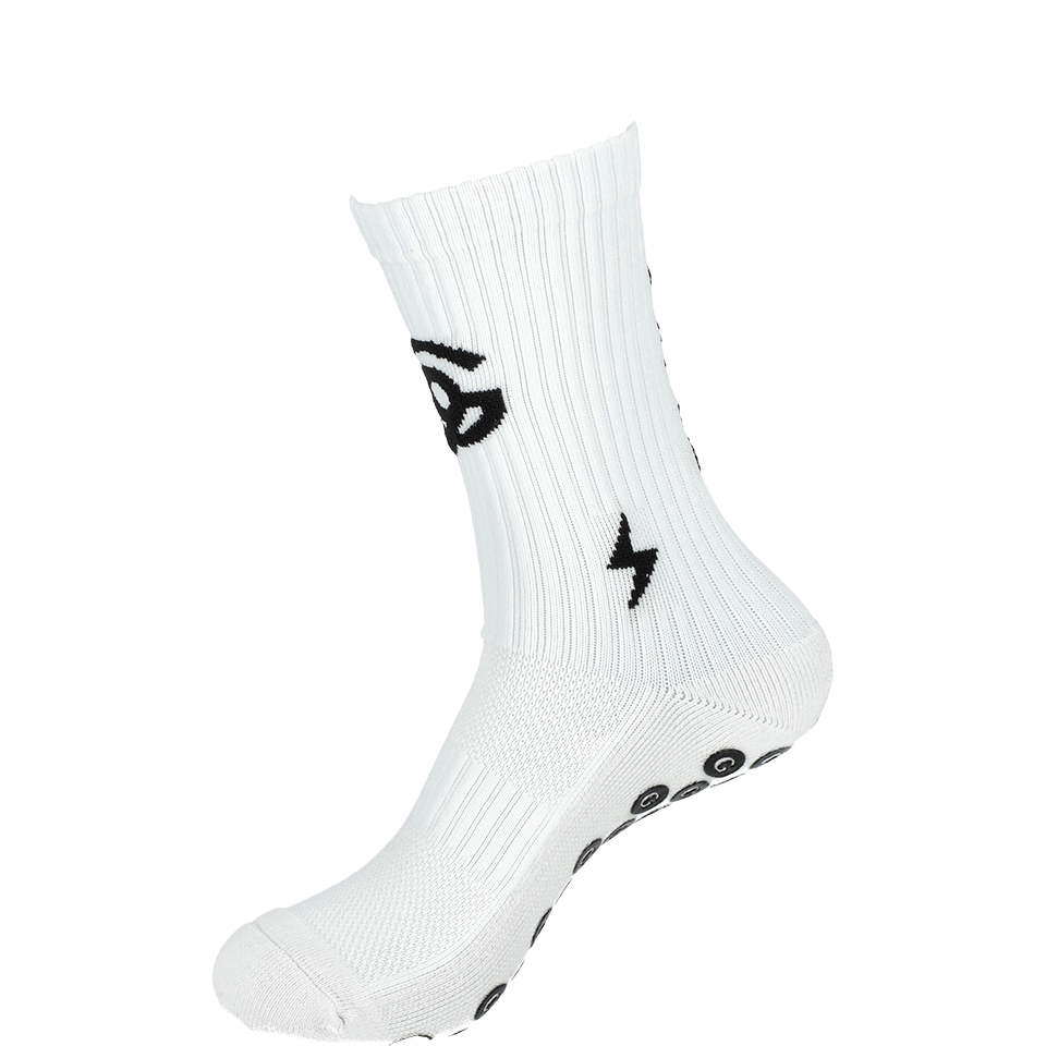 Performance Gripsocken weiß