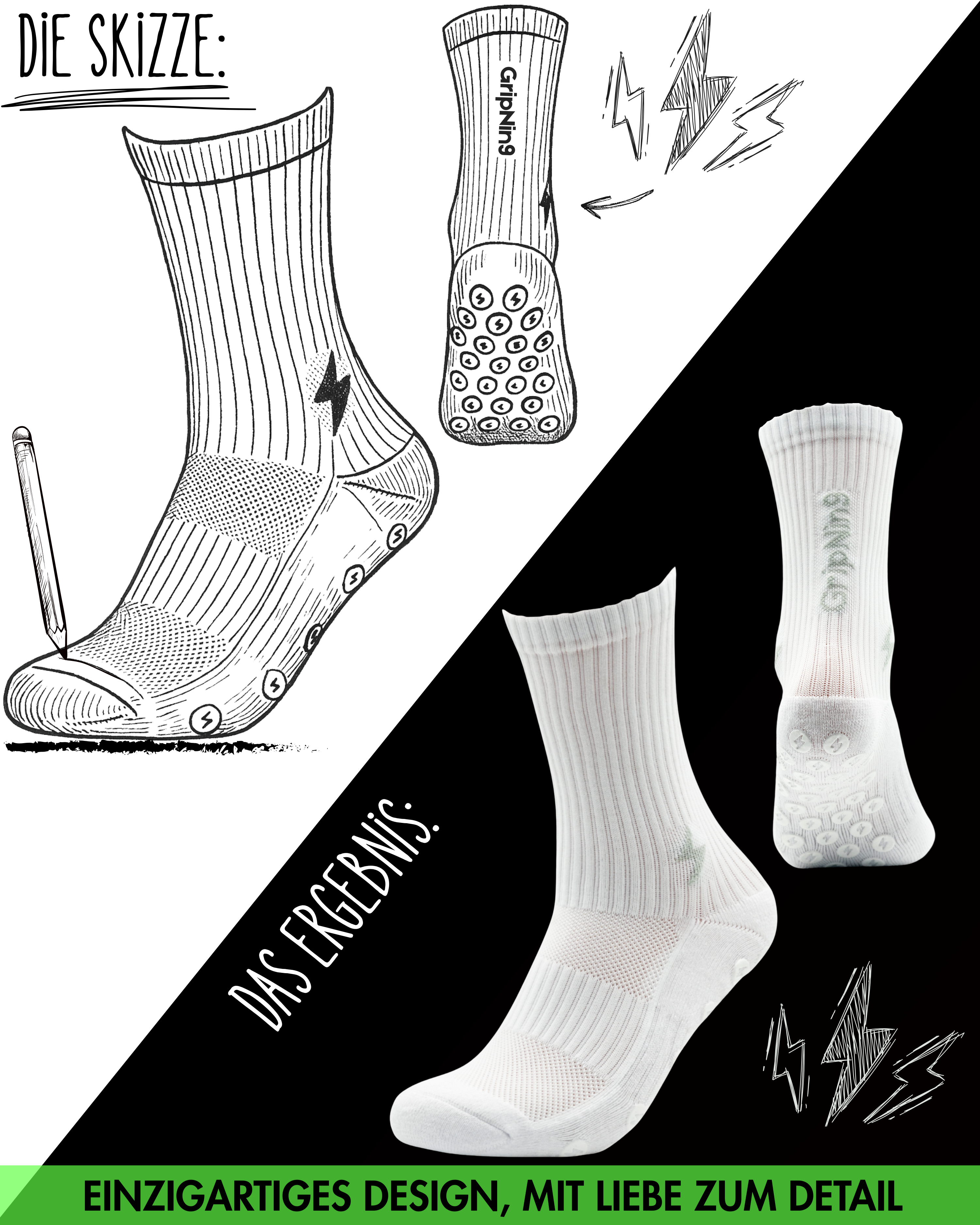 Performance Gripsocken