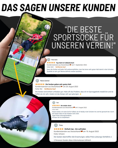 GripNin9 Gripsocken / Sportsocken Weiß - GripNin9